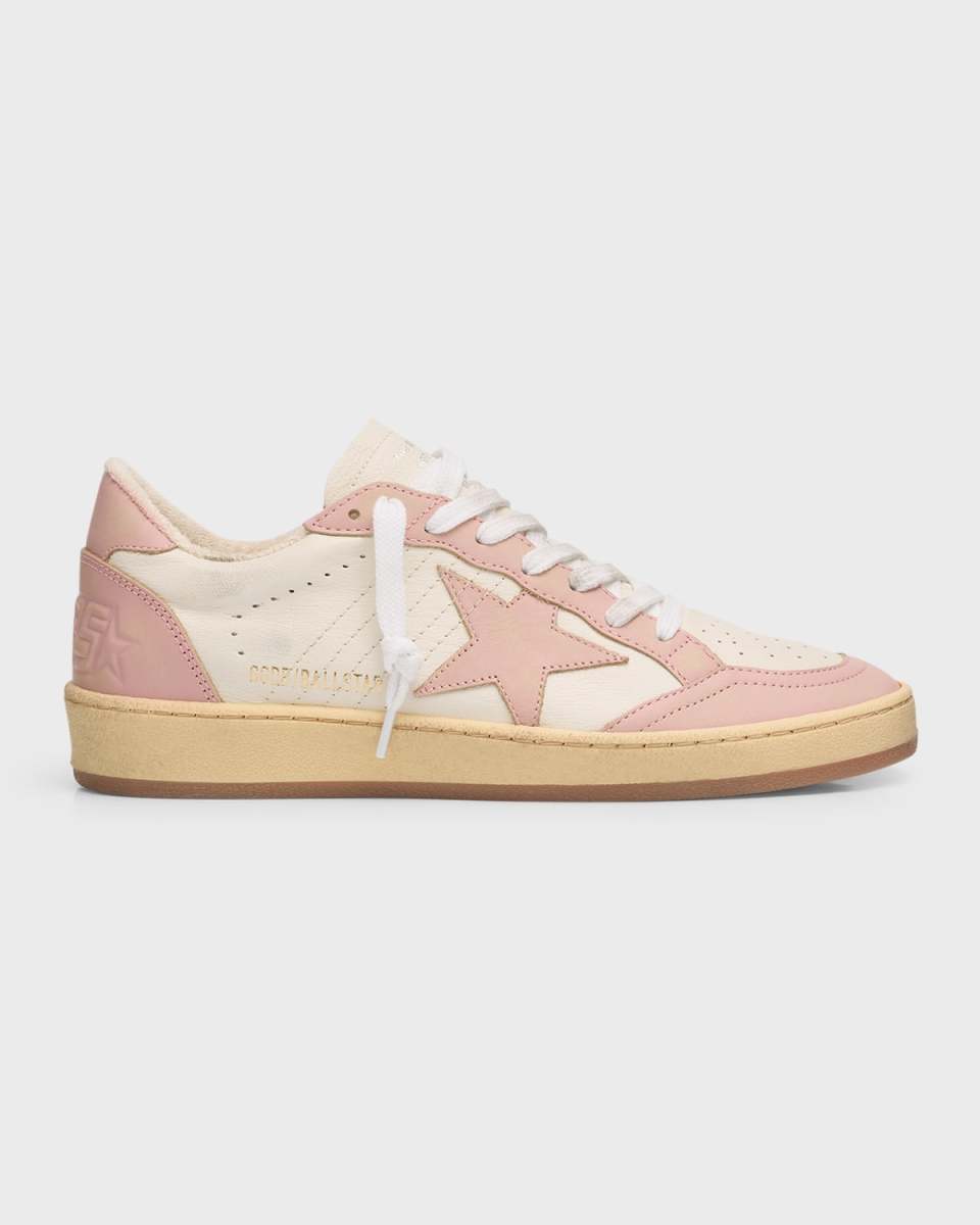 Ballstar Bicolor Leather Low-Top Sneakers